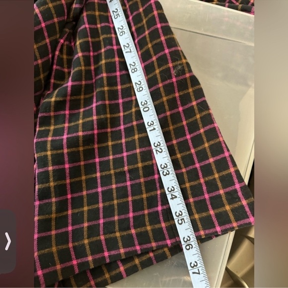 Madewell plaid flannel raglan babydoll dress half sleeve size 2 - Picture 8 of 13